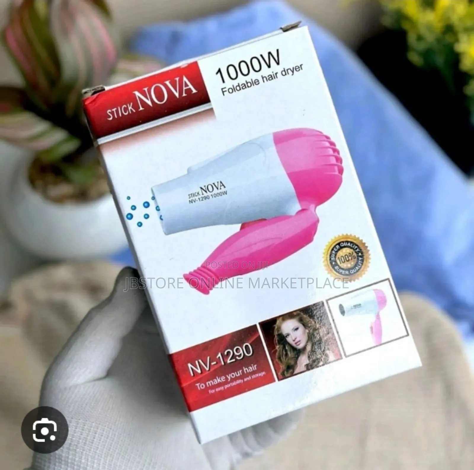 Nova Nv-1290 Foldable Hair Dryer