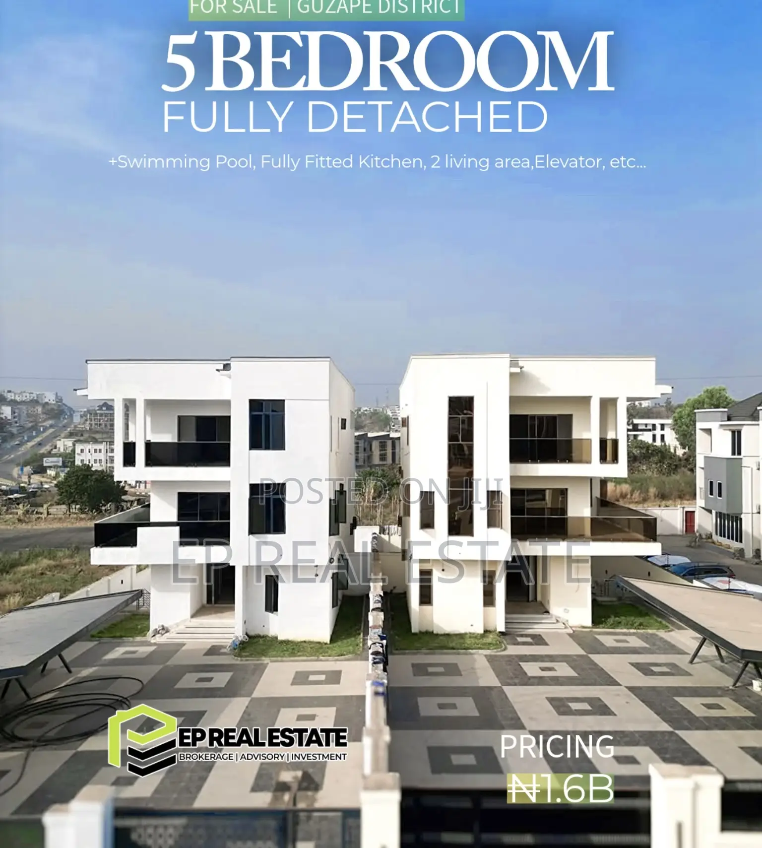 6bdrm Duplex in Guzape for sale