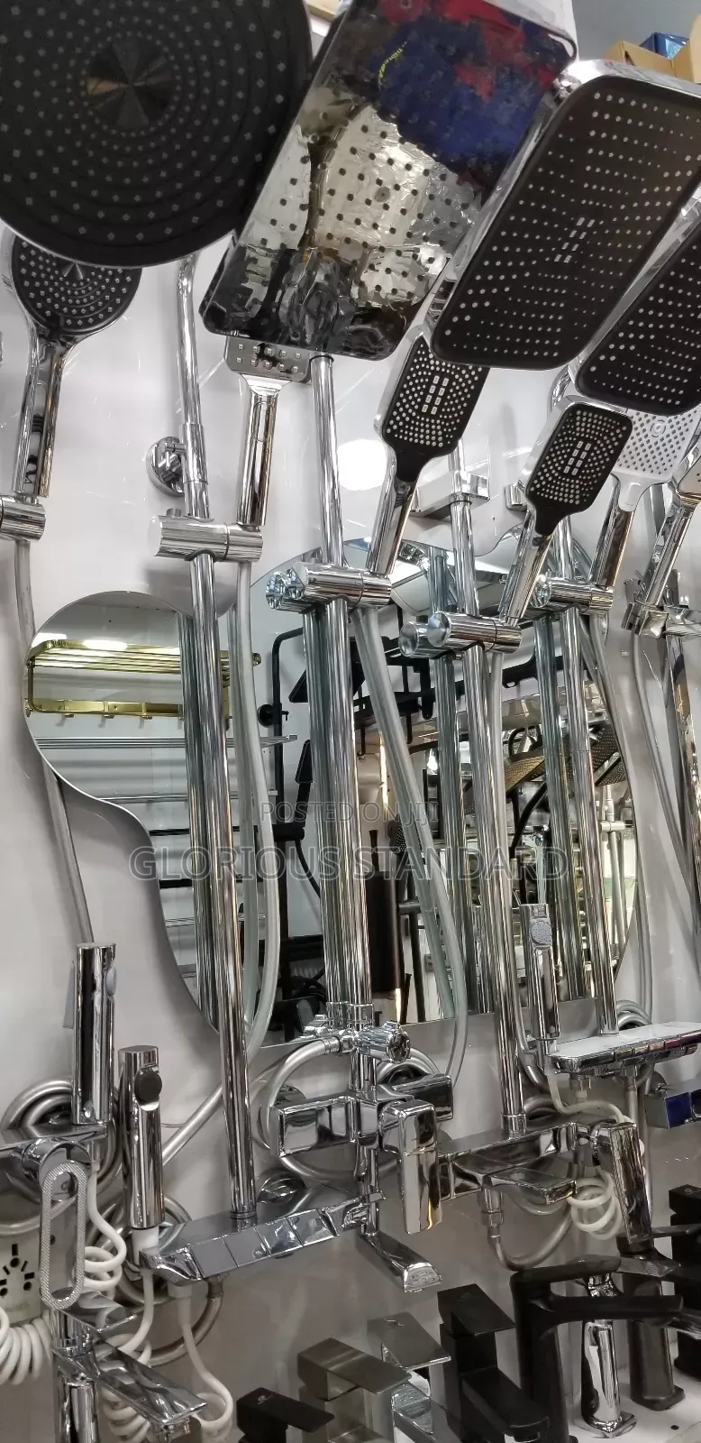 High Quality Stainless Piano Shower England Standard