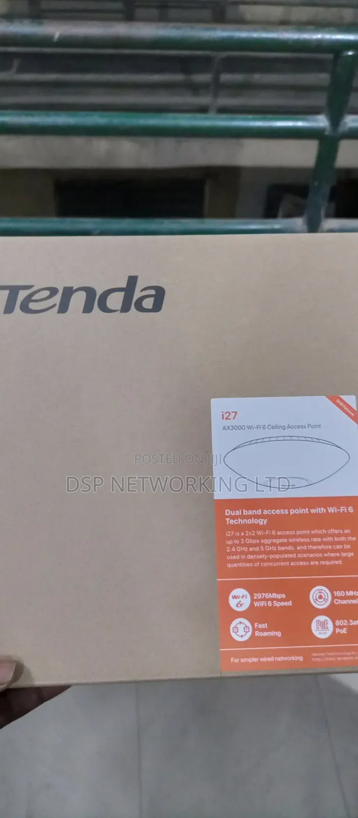 Tenda Ax3000 Wifi 6 Ap I27