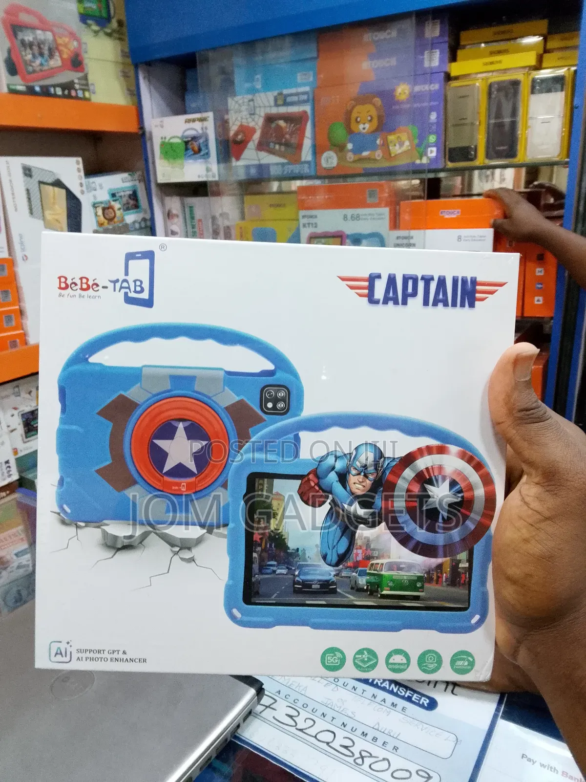 New Bebe Captain 256 GB