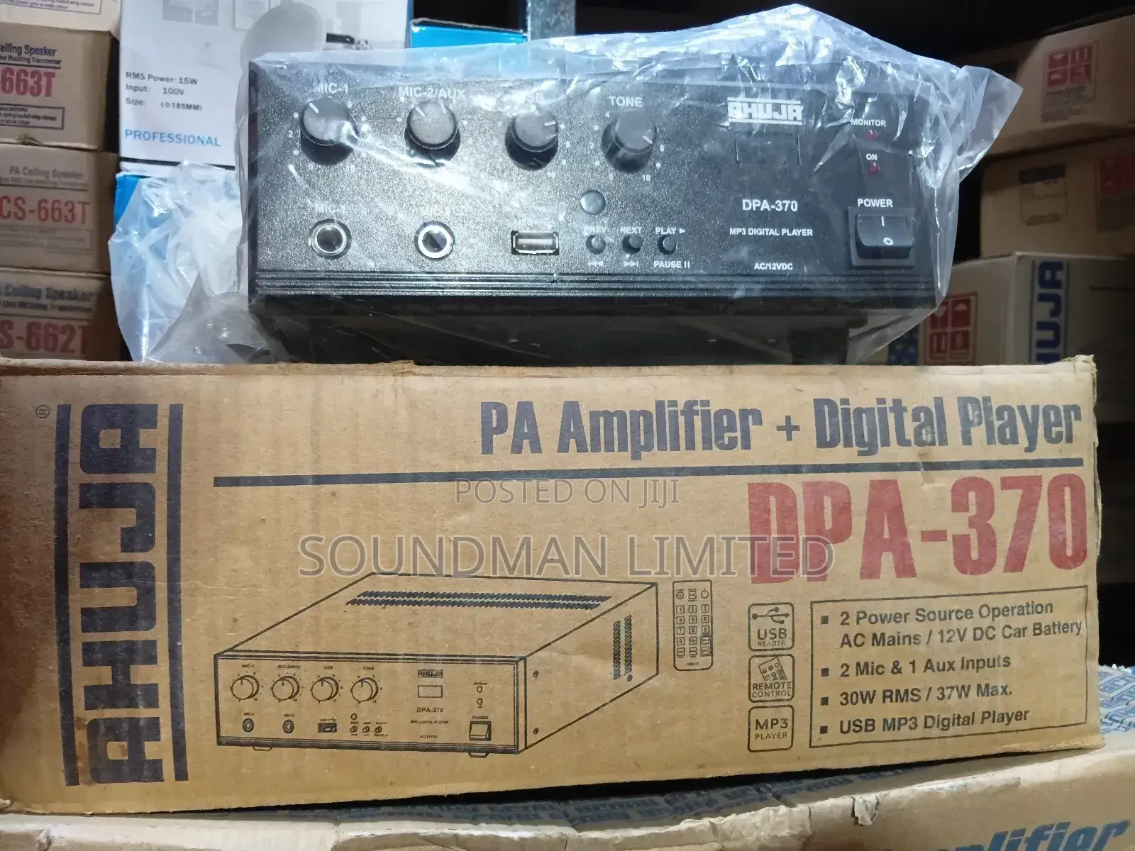 Original India Ahuja Amplifier Dpa-370