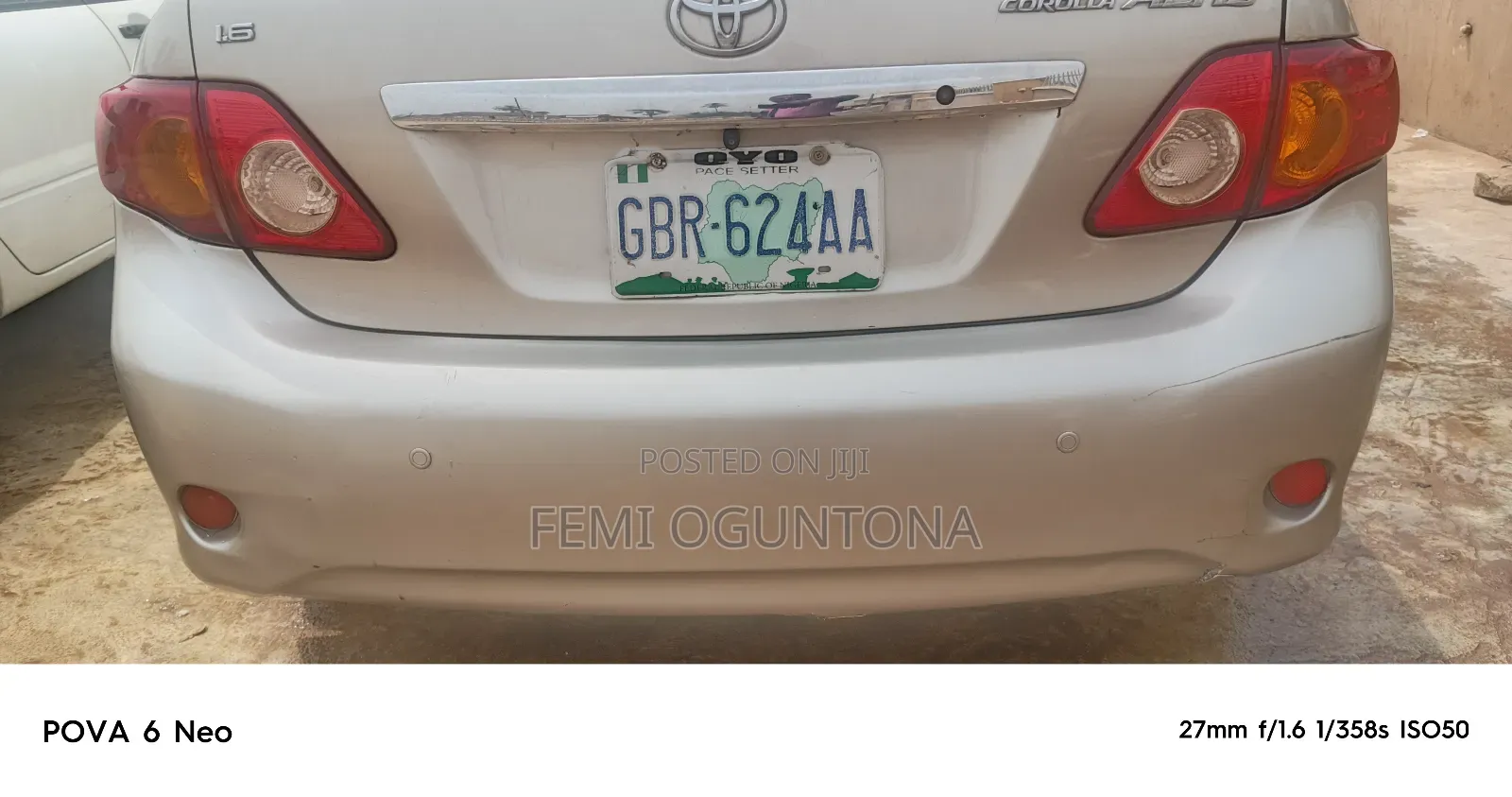 Toyota Corolla 2008 Gold