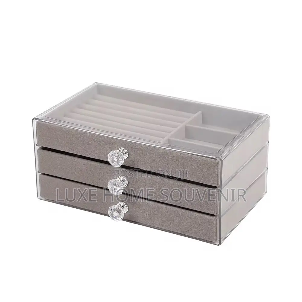3 Layer / Drawer Square Jewelry Box