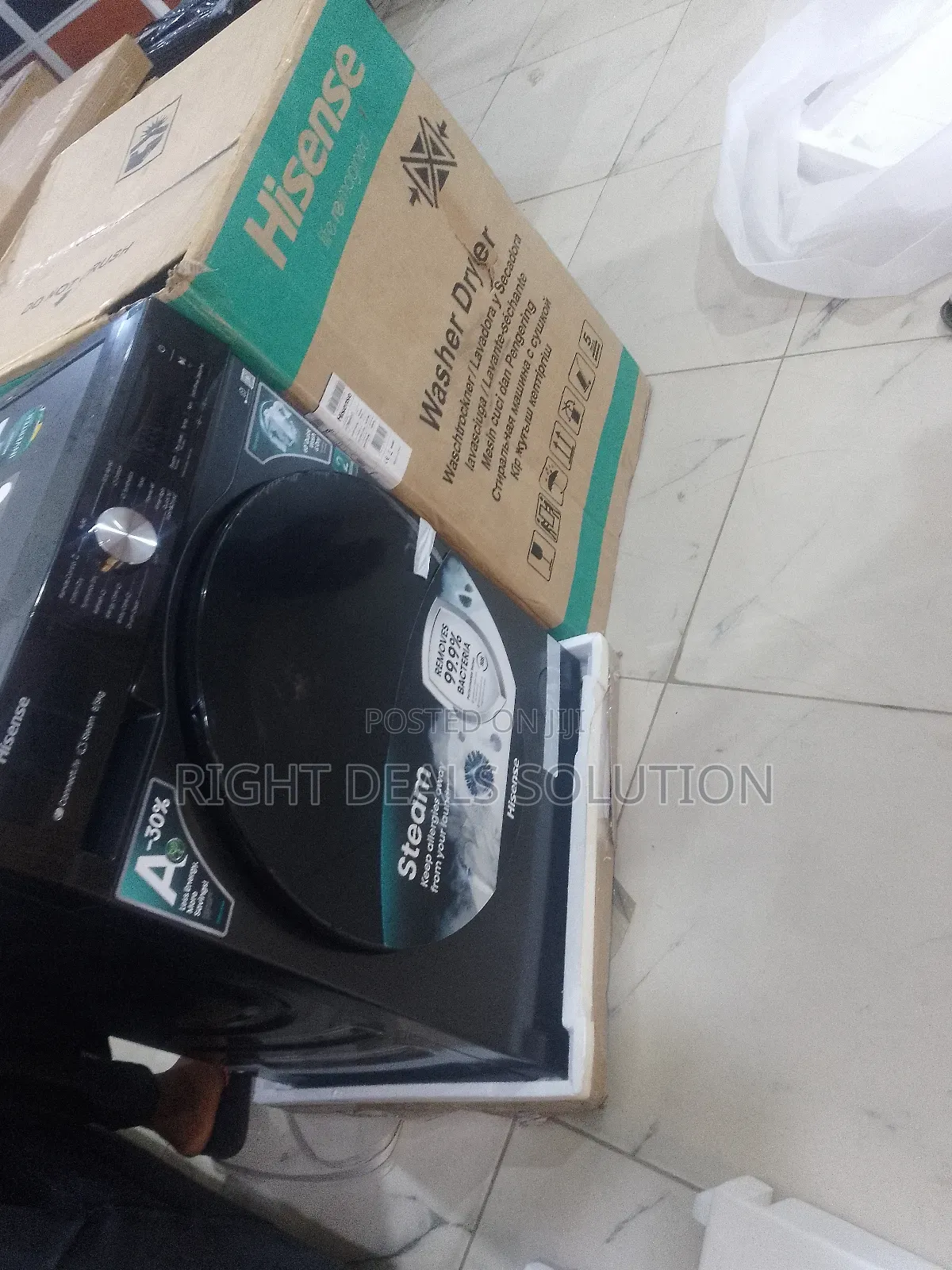 Hisense Connectlife 8kg/5kg Washer Dryer: Wifi Control, Steam Clean