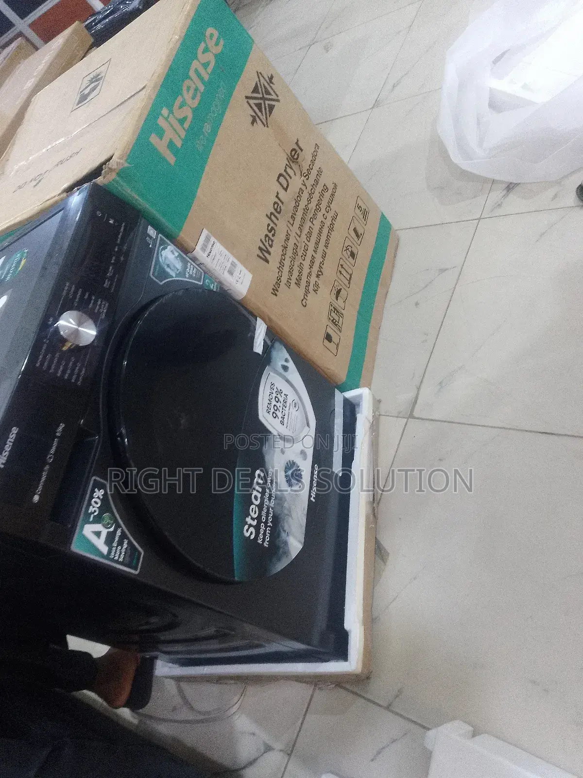 Hisense Connectlife 8kg/5kg Washer Dryer: Wifi Control, Steam Clean