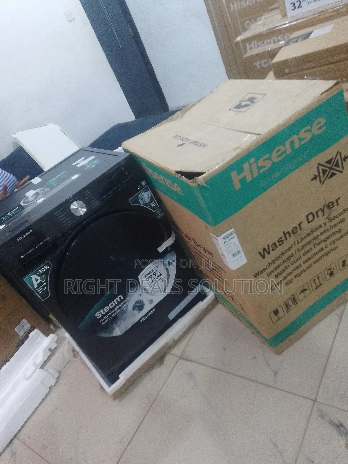 Hisense Smart 8kg Wash / 5kg Dry – Steam Allergy Care for Laundry