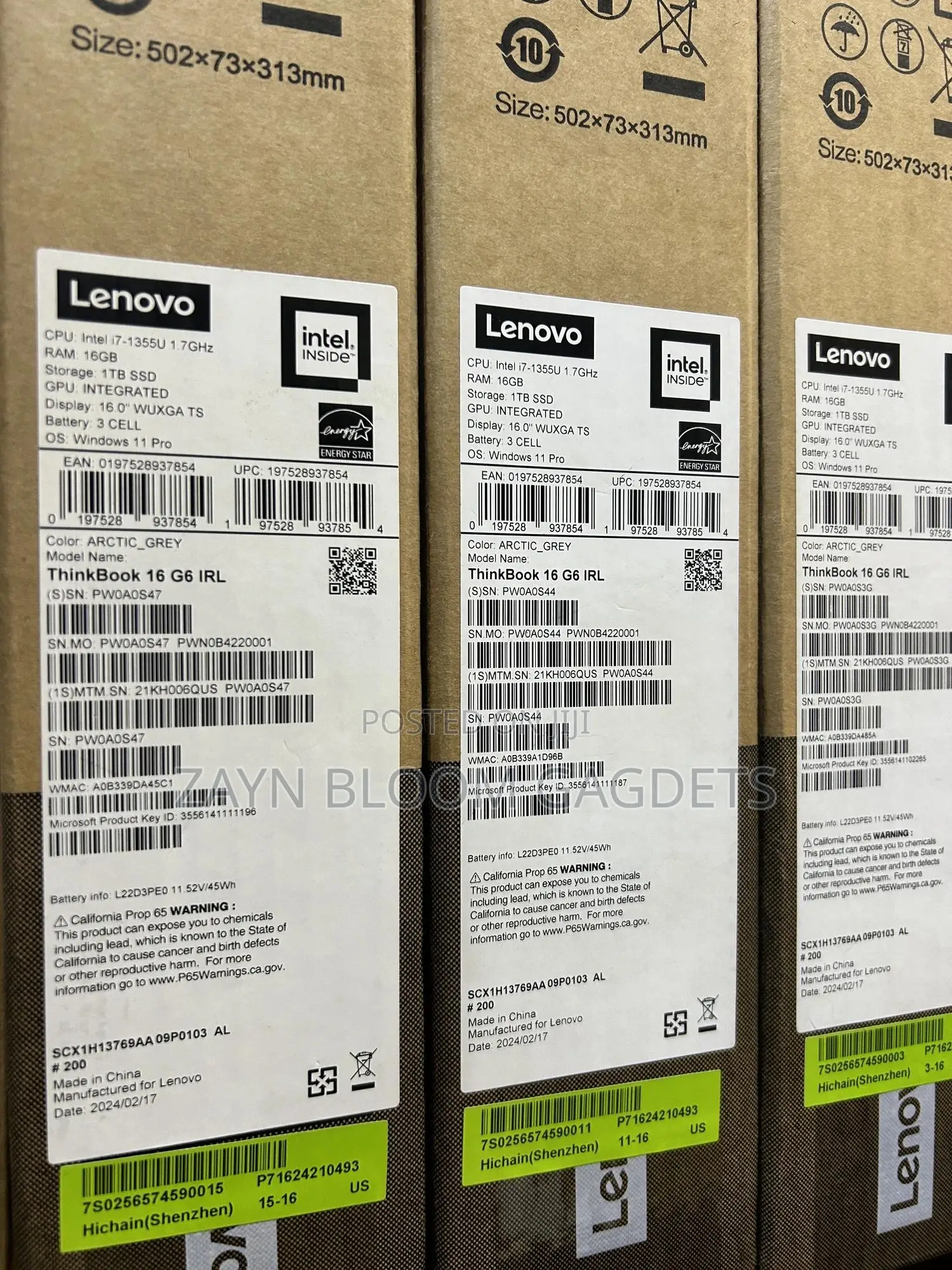 New Laptop Lenovo ThinkBook 15s Gen 2 16GB Intel Core i7 SSD 1T