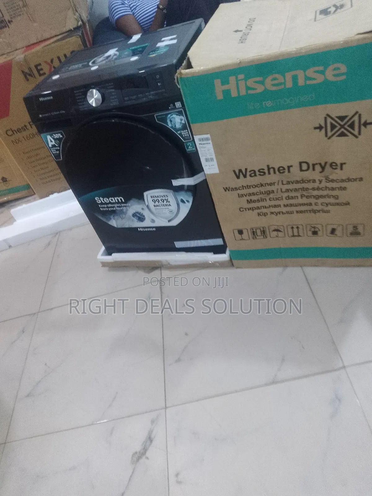 8/5kg 2-in-1: Fast Dry, Allergy Steam a-Class Washing