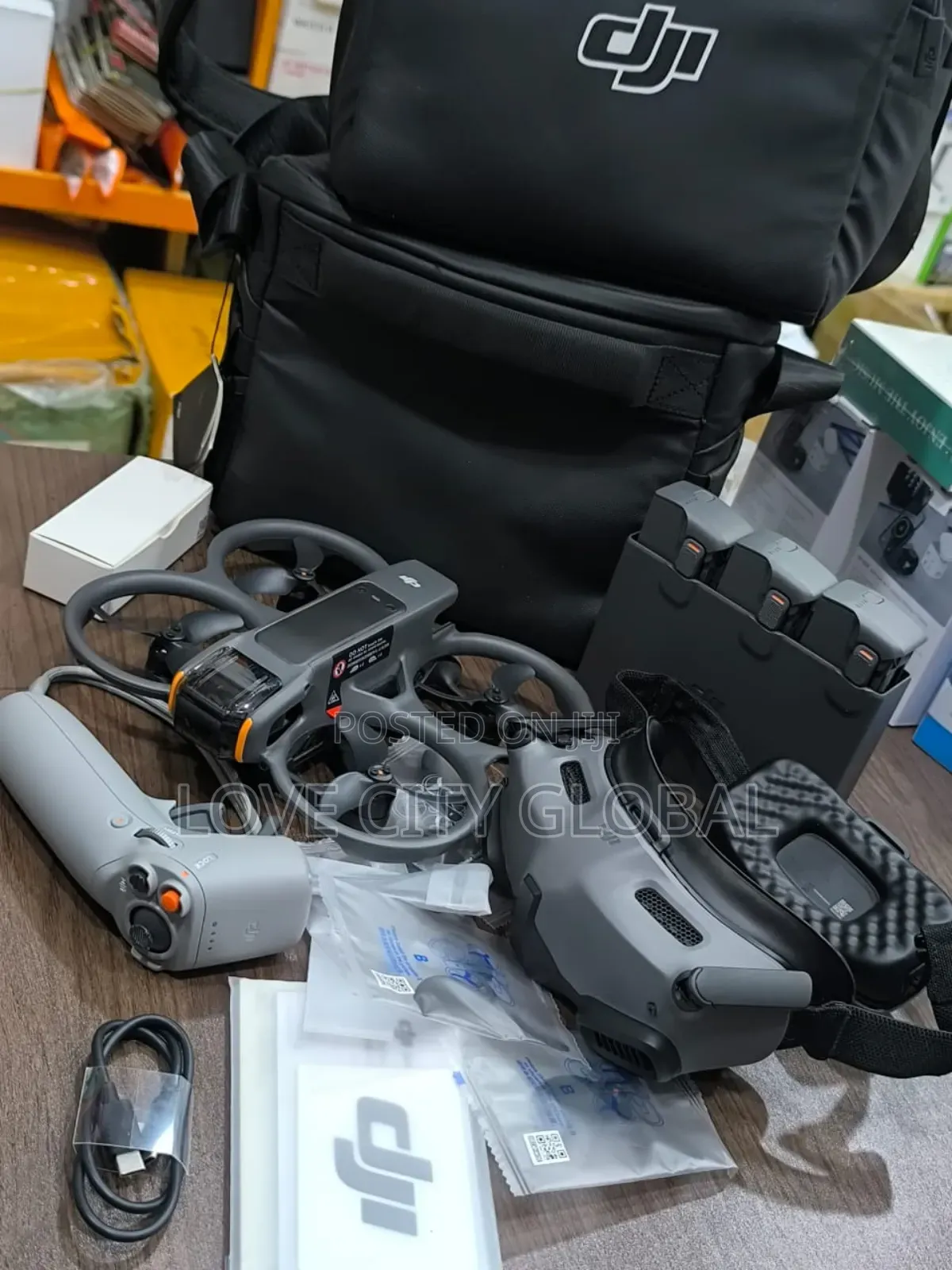 Dji Avata 2 Professional Drone Fly More Combo, 3 Battery Rc Motion 3