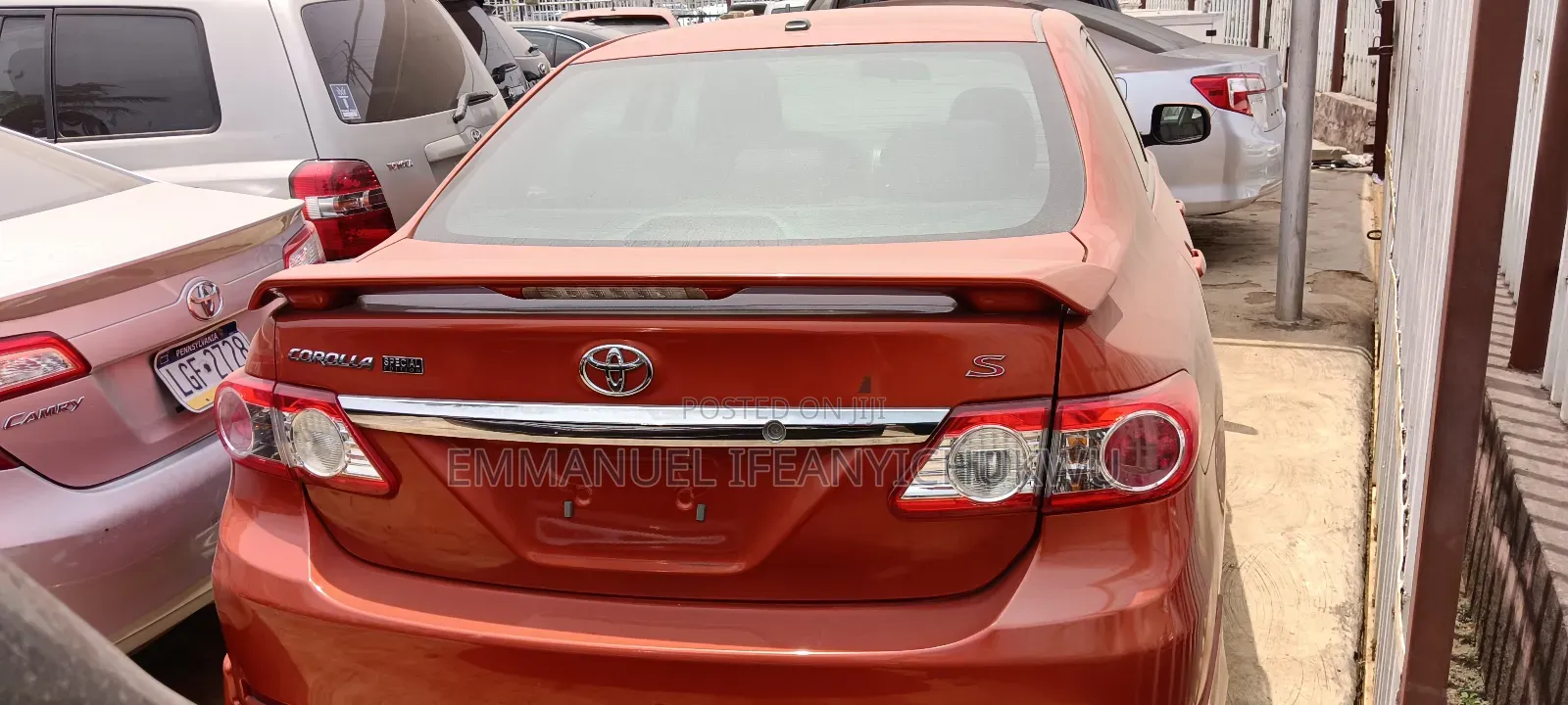 Toyota Corolla S Special Edition 4dr Sedan (1.8L 4cyl 4A) 2013 Red