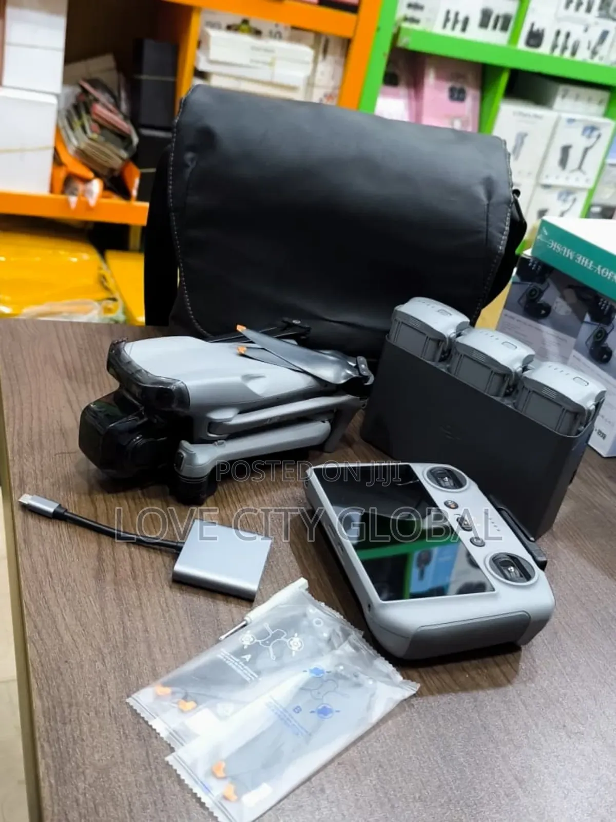Dji Air 3 Fly More Combo Rc-2 Screen Professional Drone 3 Batteries