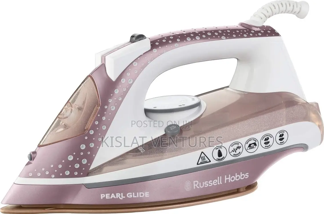 Russell Hobbs Pearl Glide Rose Iron - 2600w