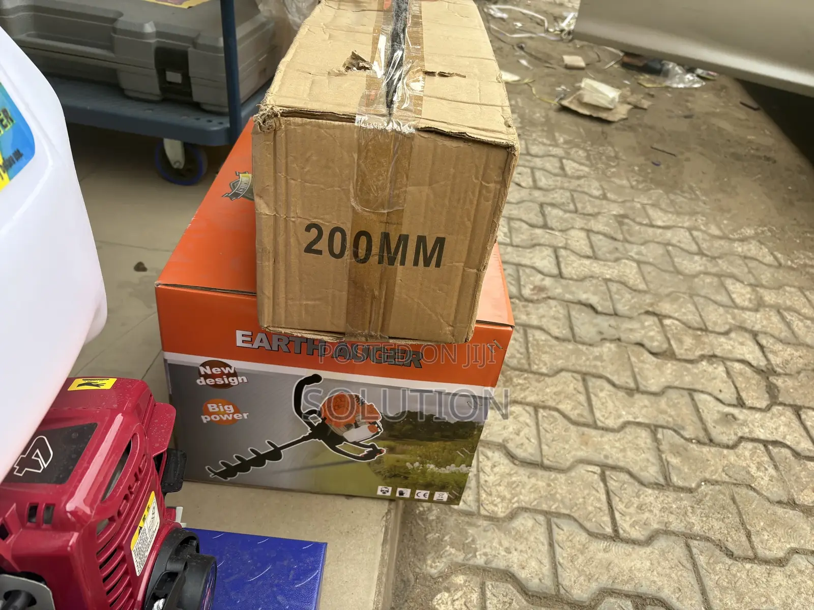 Earth Auger With 200mm Drilling Bit
