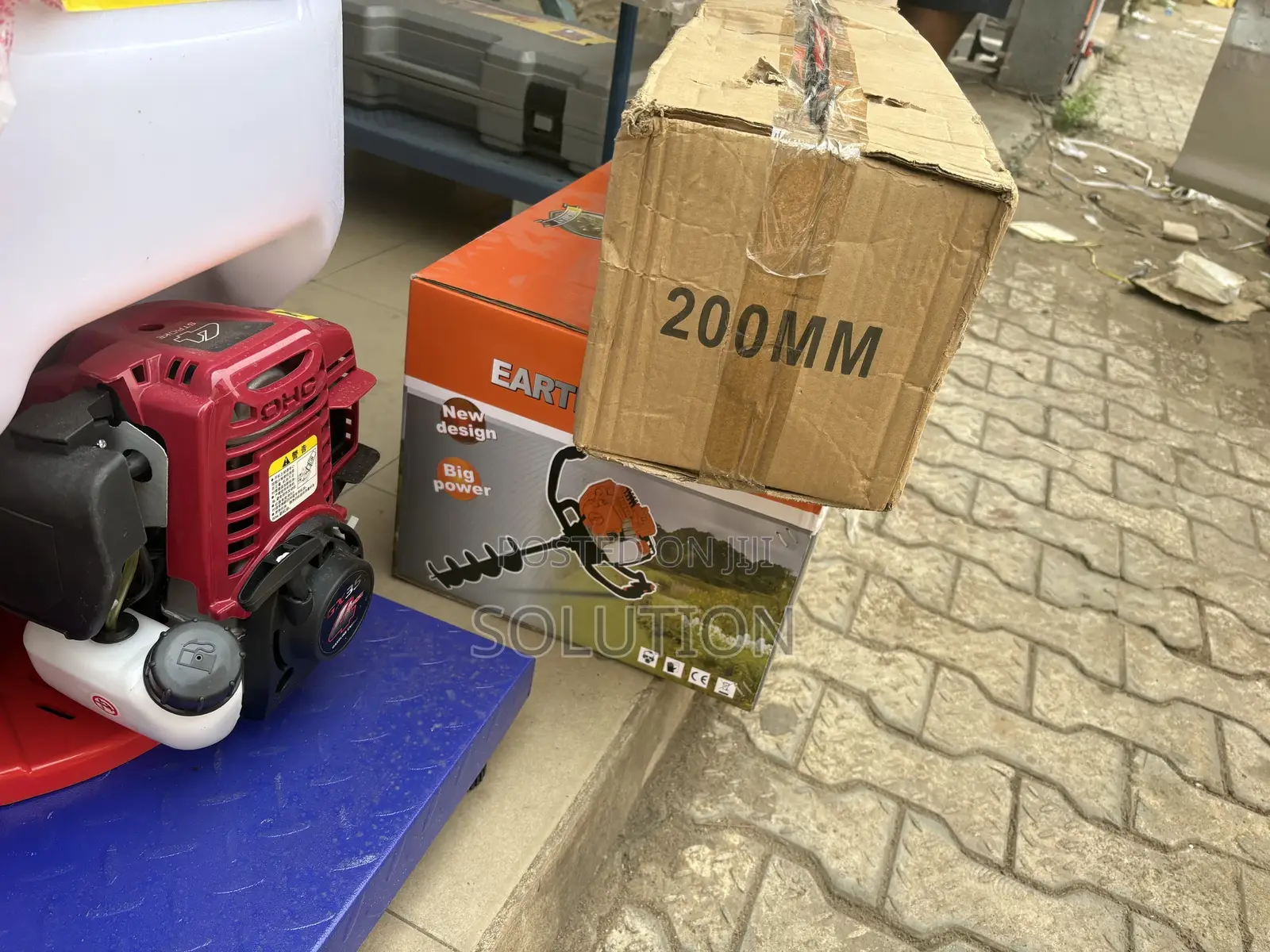 Earth Auger With 200mm Drilling Bit
