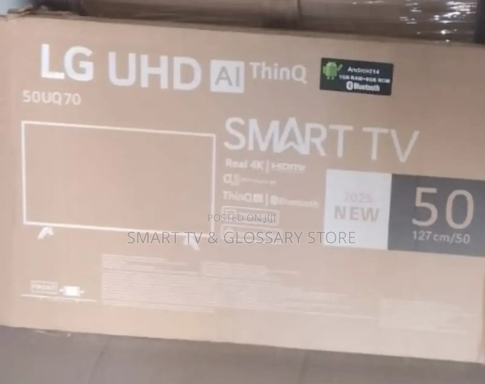 50" Smart Tv – Frameless,Built-in Bluetooth, Netflix,Youtube