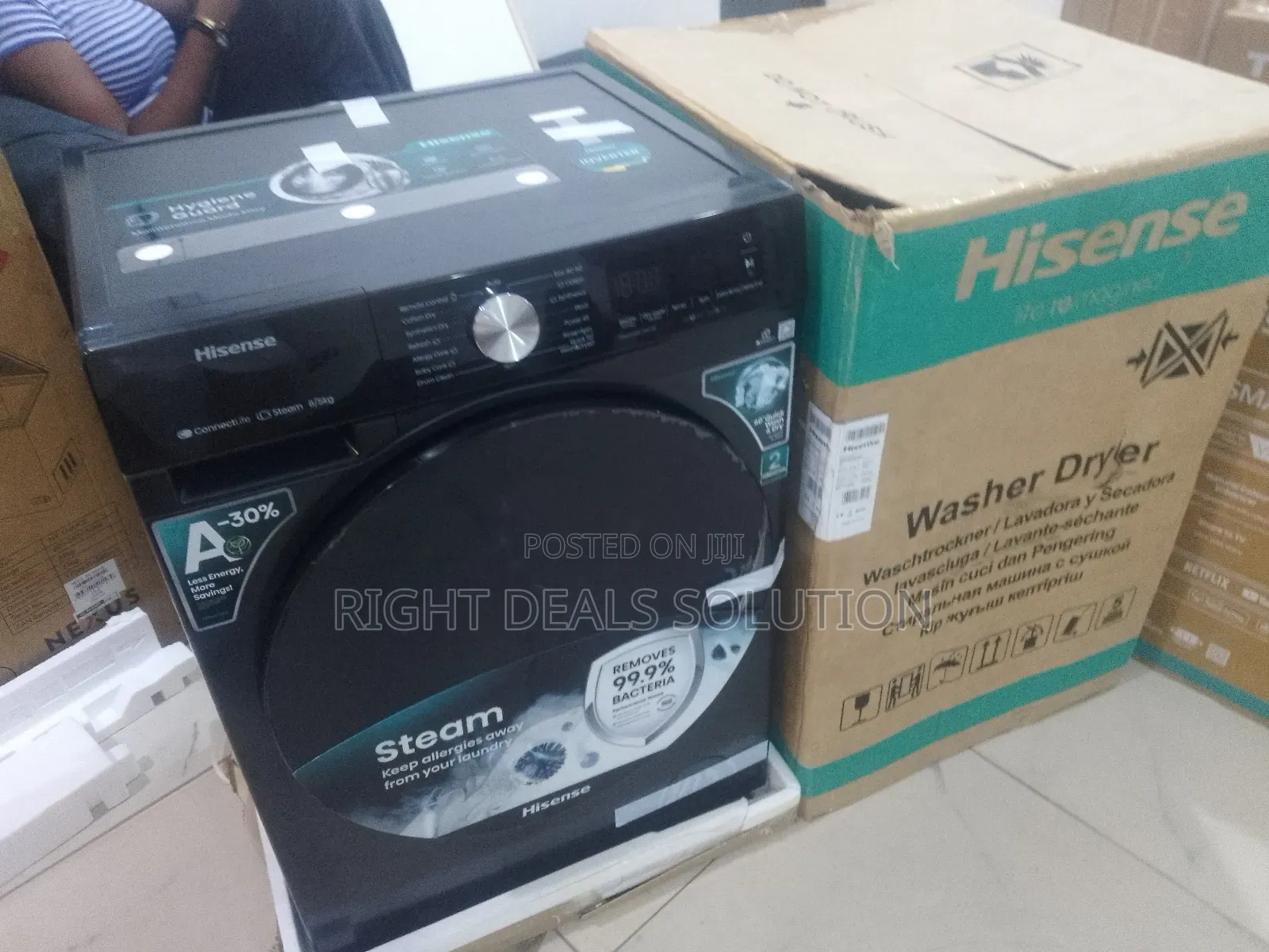 Inverter Quiet, Quick 15' Cycles Steam Care