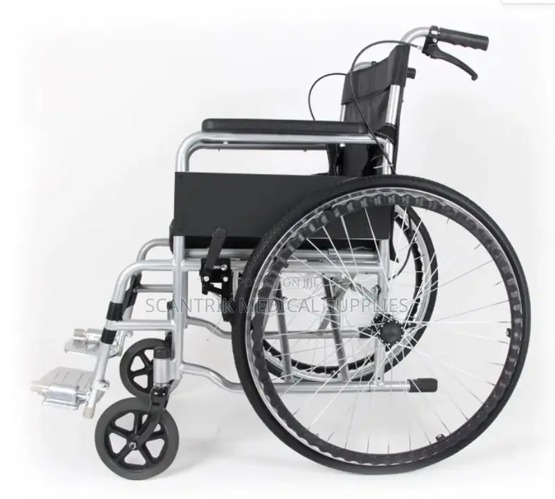 Wide Seat Manual Wheelchair for Enhanced Comfort
