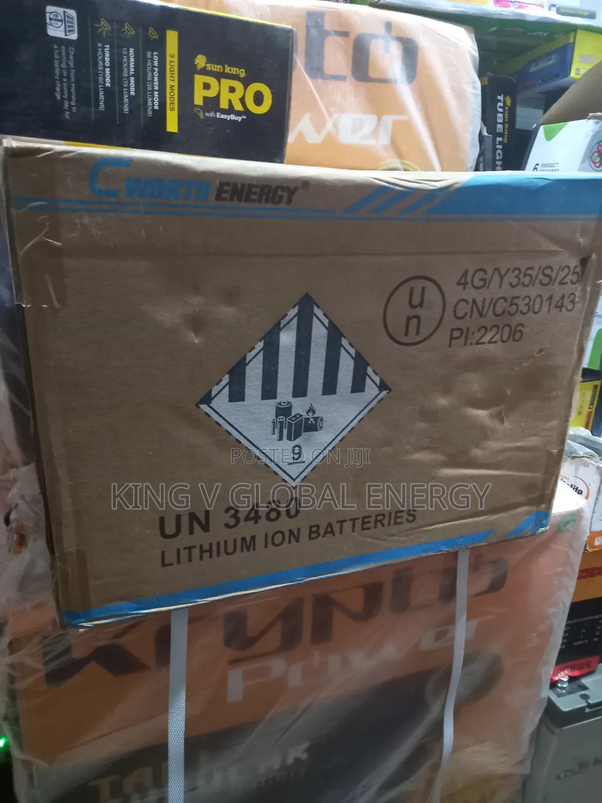 C Worth Energy 2.56kwh/12.8v Lithium Ion Batteries