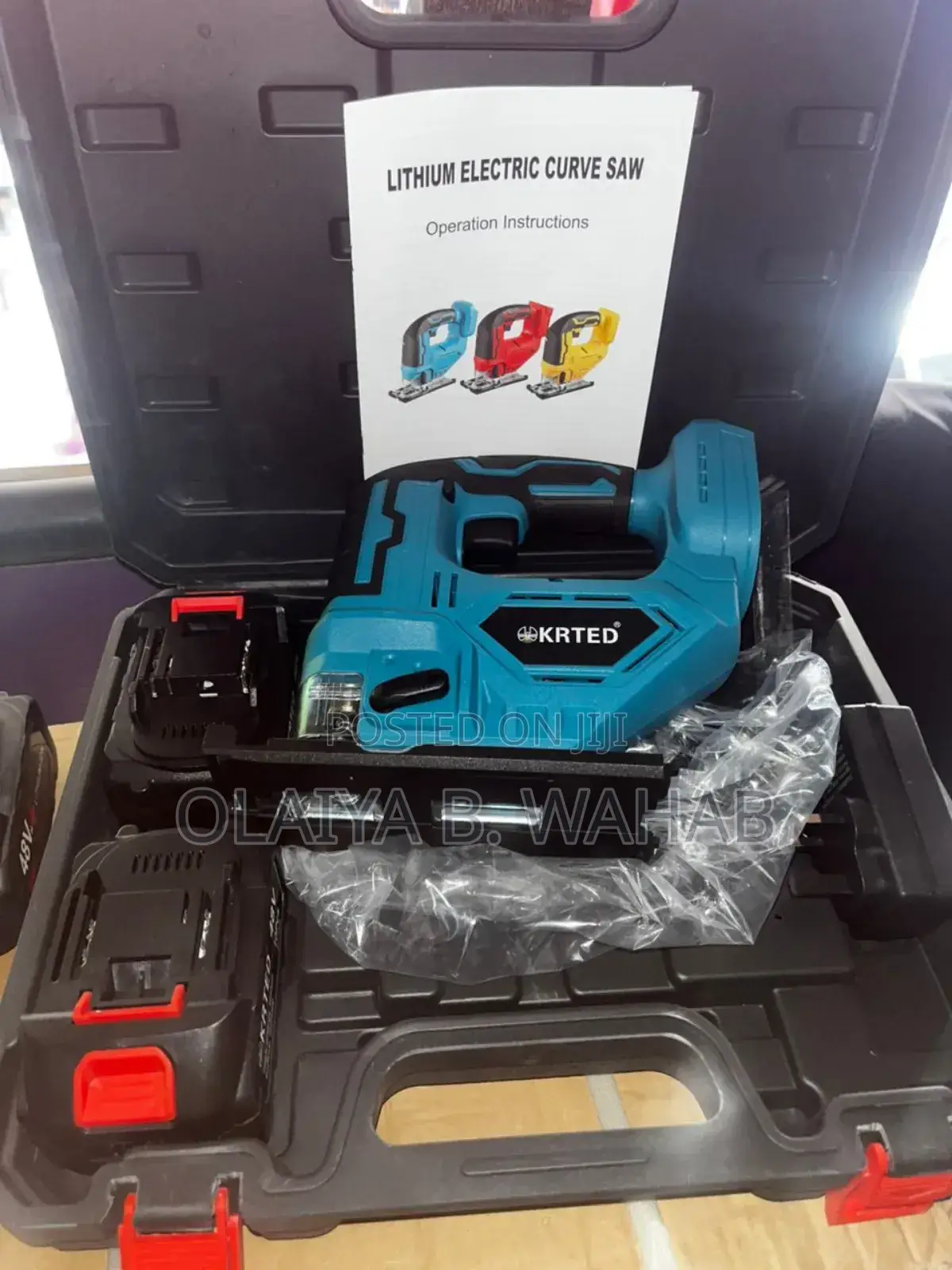 Krted 48v Cordless Jigsaw 2900rpm With 2 Batteries