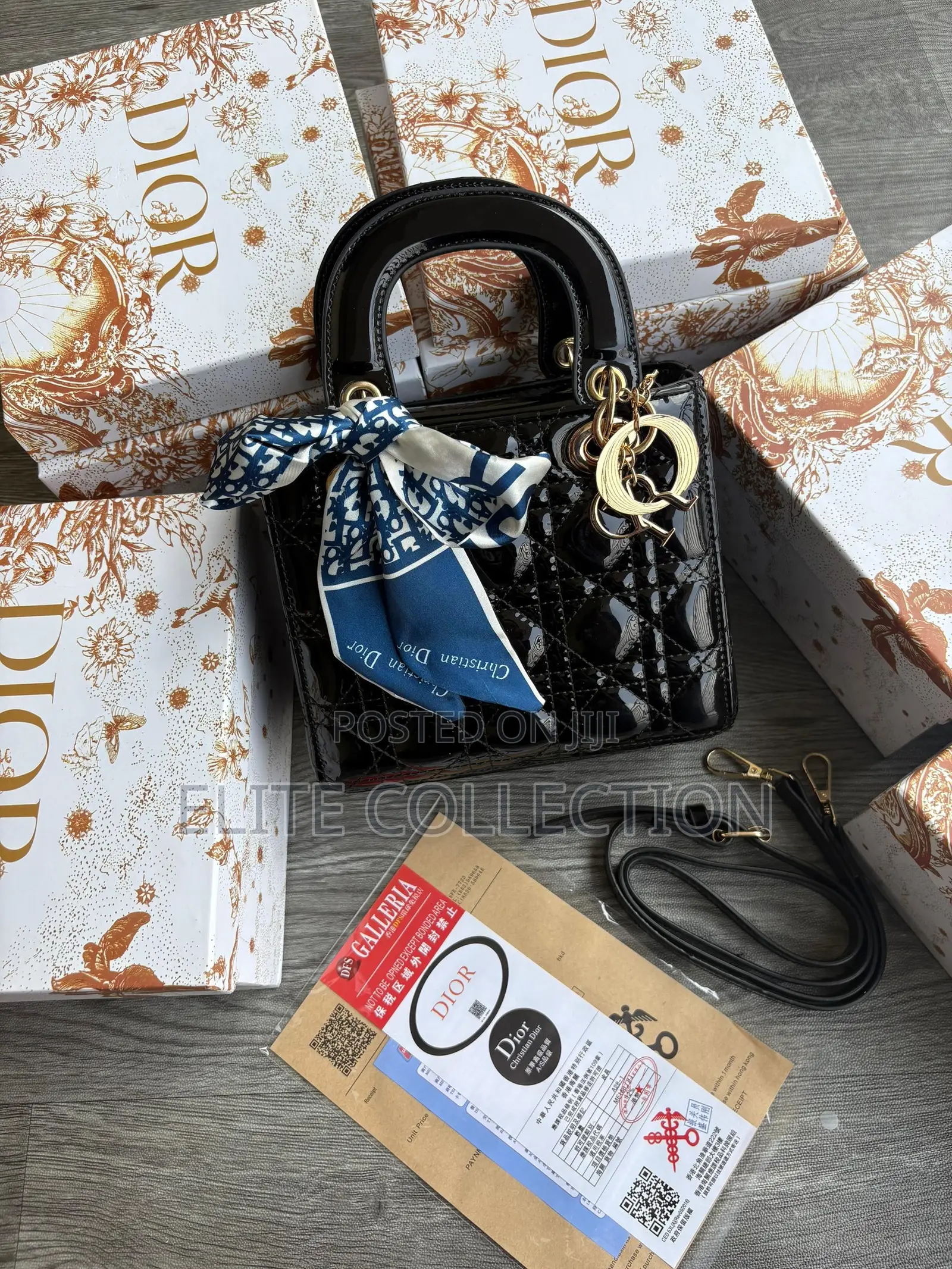 Luxe Dior Patent Bag* Available in All Displayed Colors!