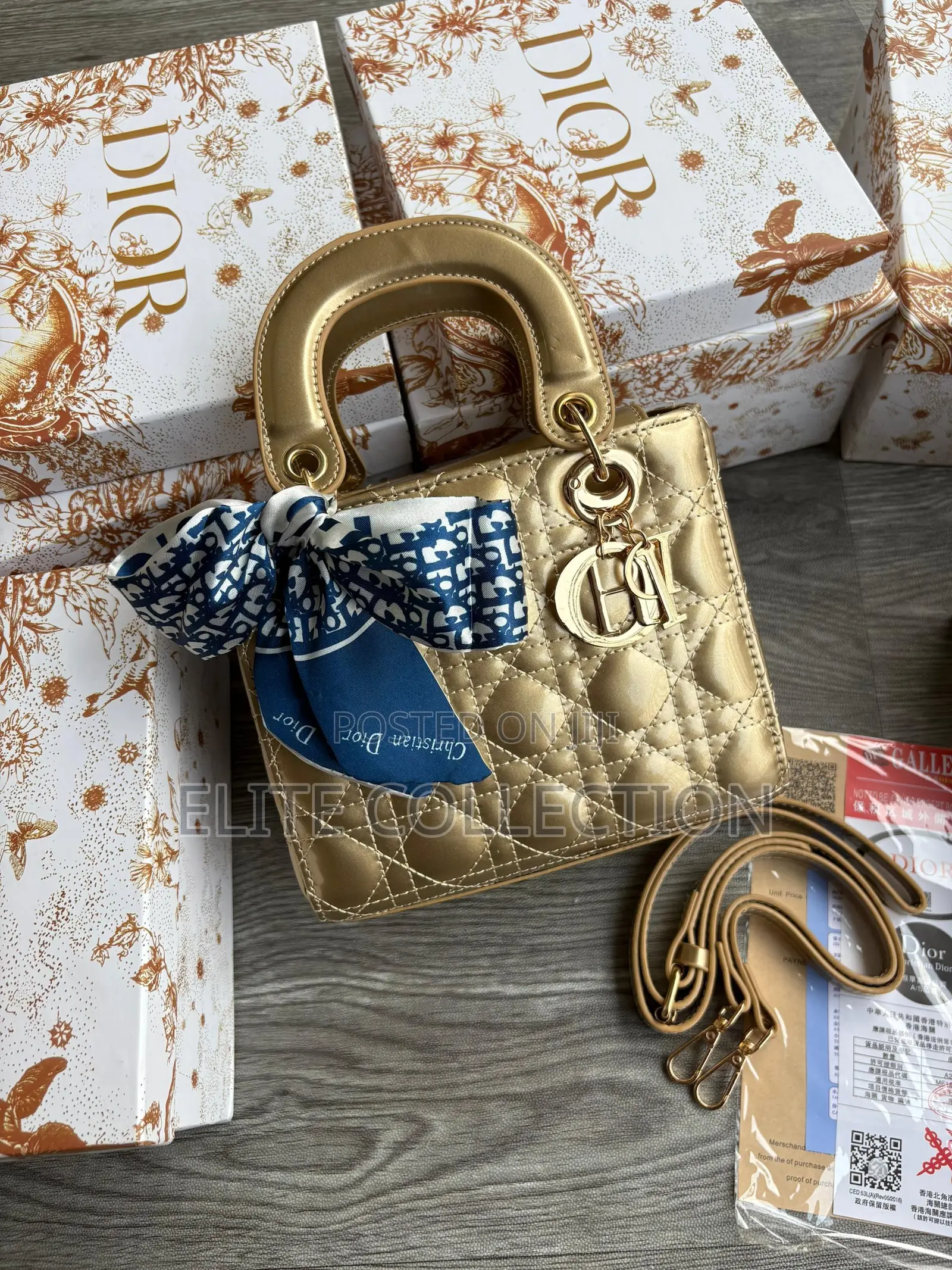 Luxe Dior Patent Bag* Available in All Displayed Colors!