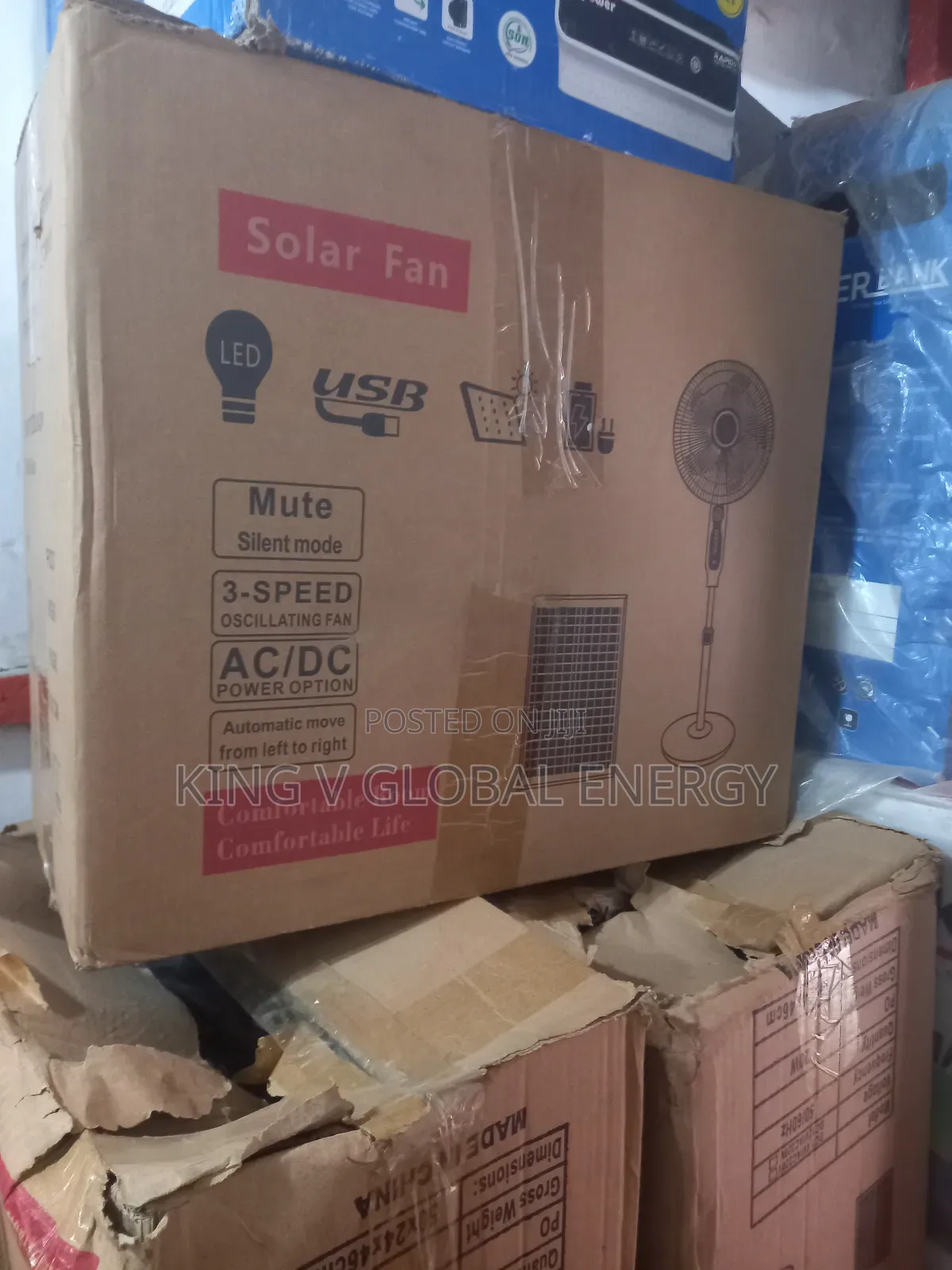 Charweek 16 Inches Quality Solar Fan