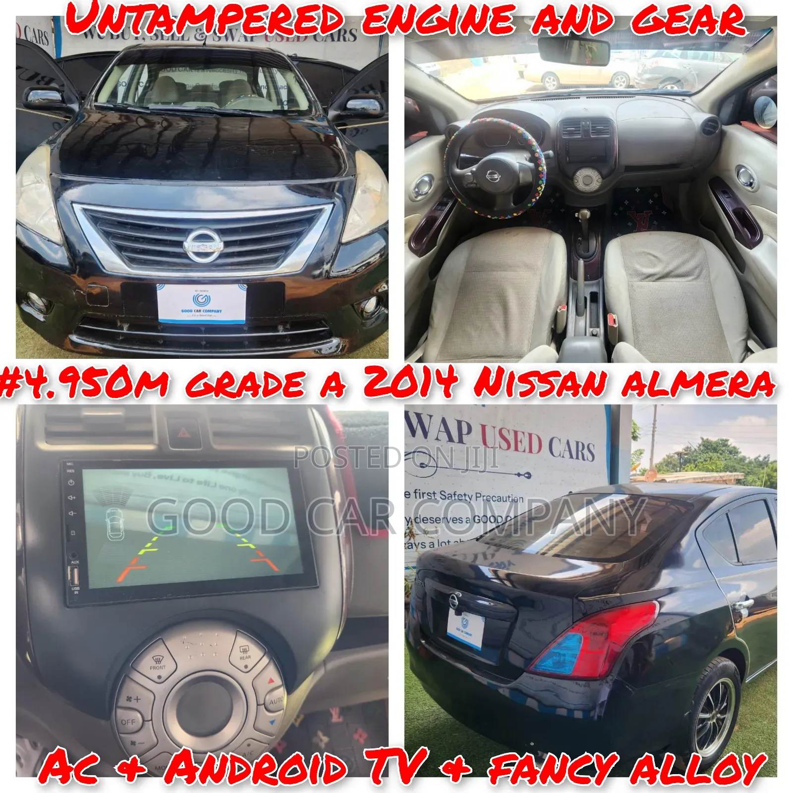 Nissan Almera 2014 Black