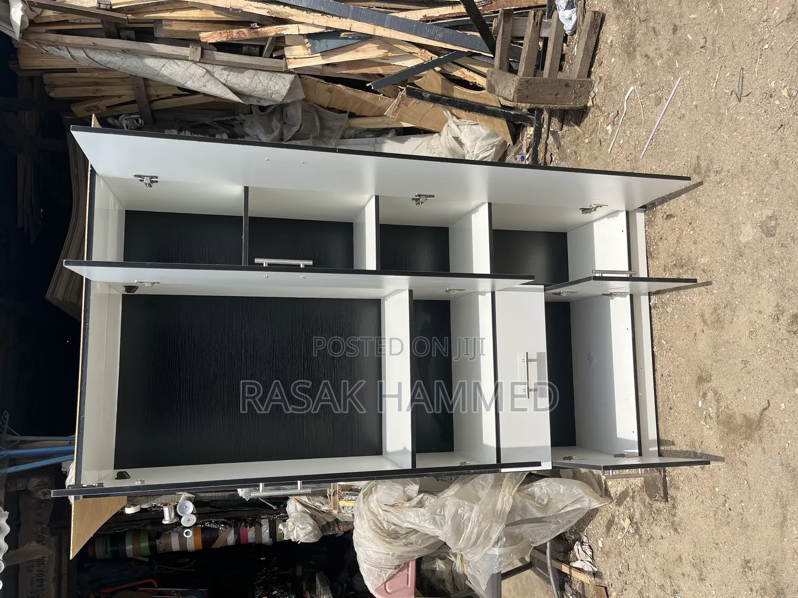3ft by 6ft Wardrobe Off White