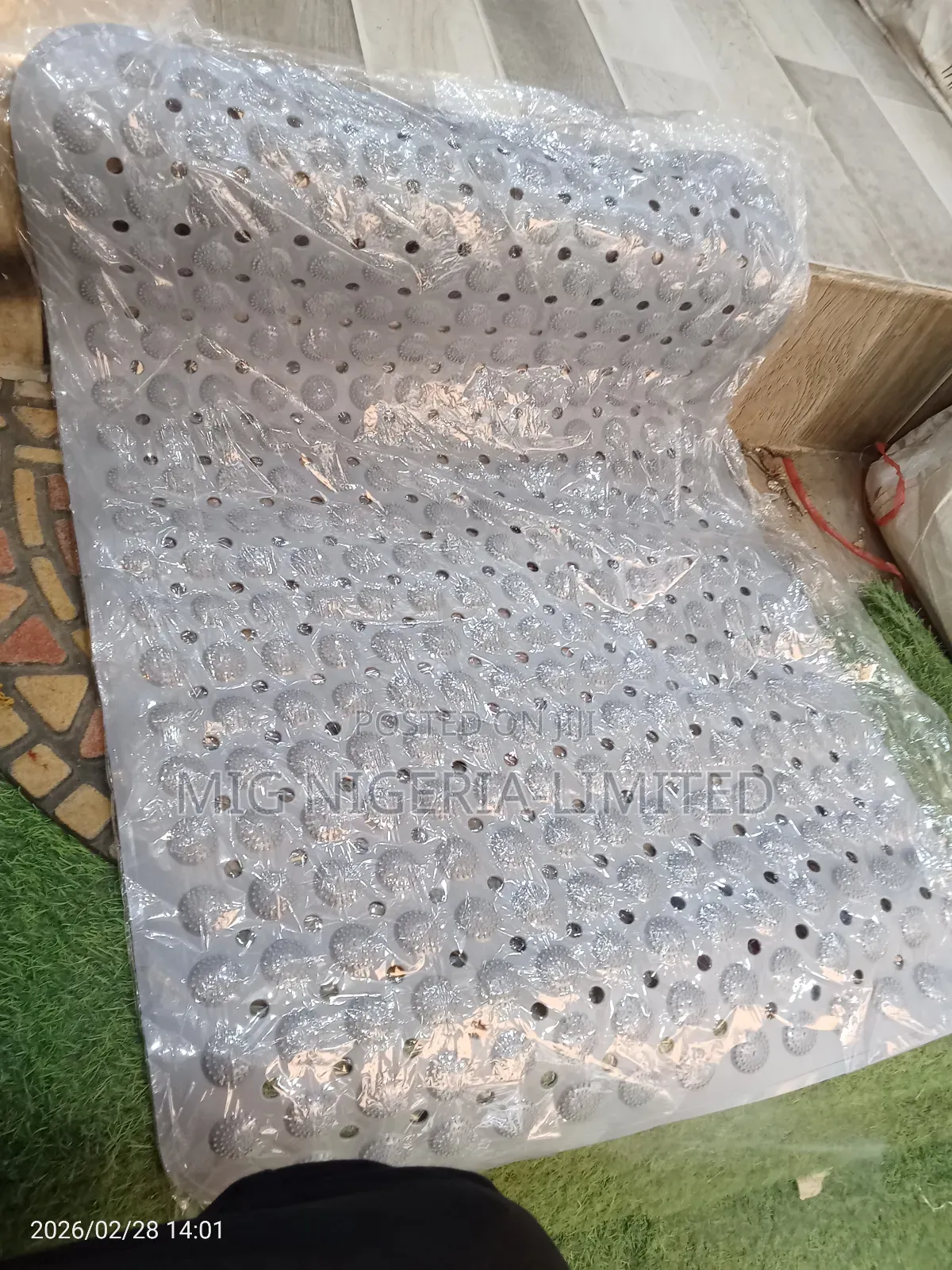 90cmx60cm Extra Large Bathtub Mat Non Anti Slip Mat