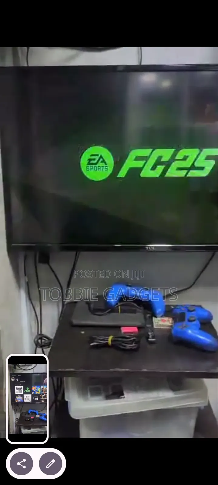 Sony Playstation 5 Fat Console With 2 Pads And 10 Games Installed