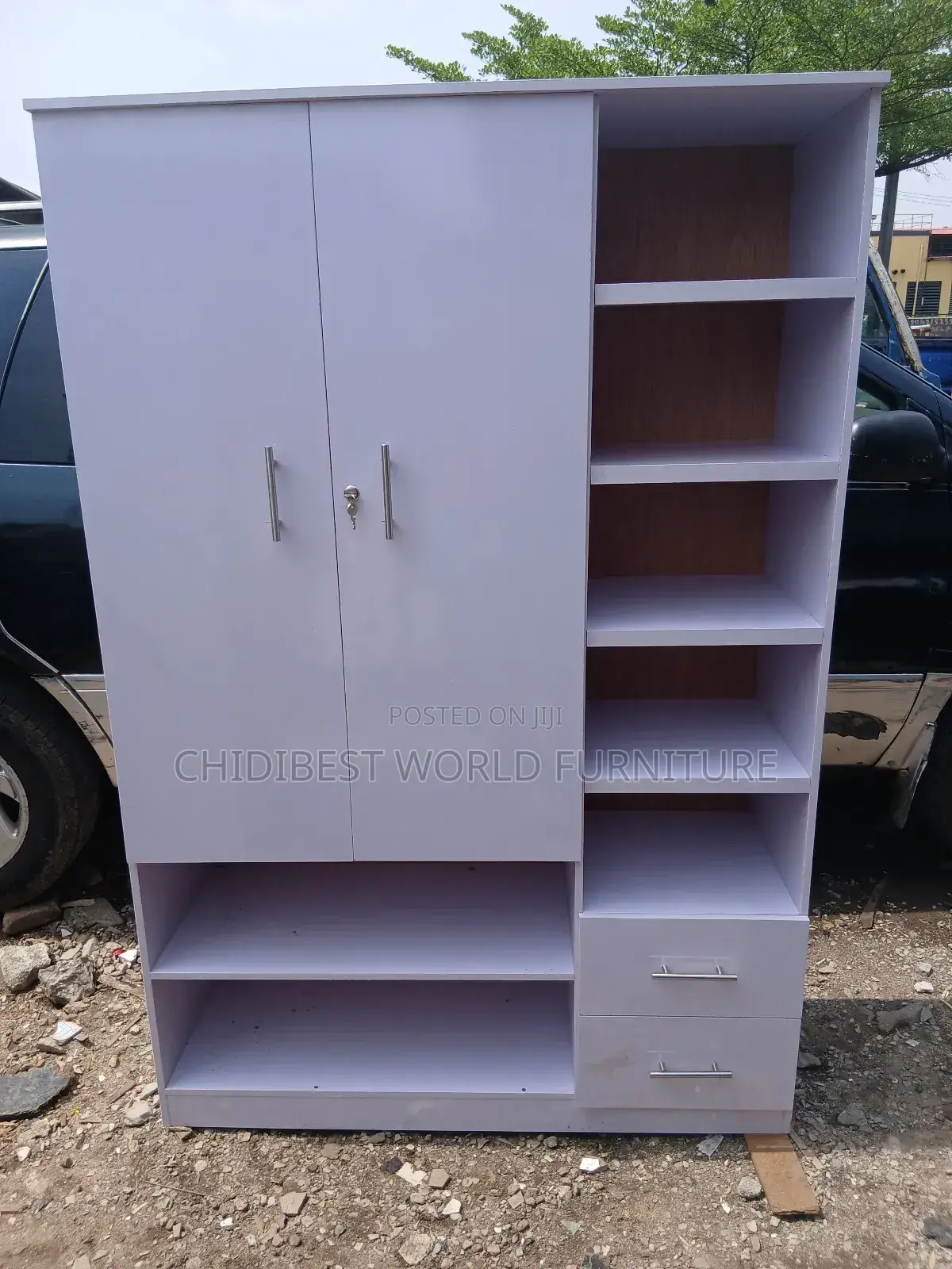White 4feet by 6feet Wardrobe