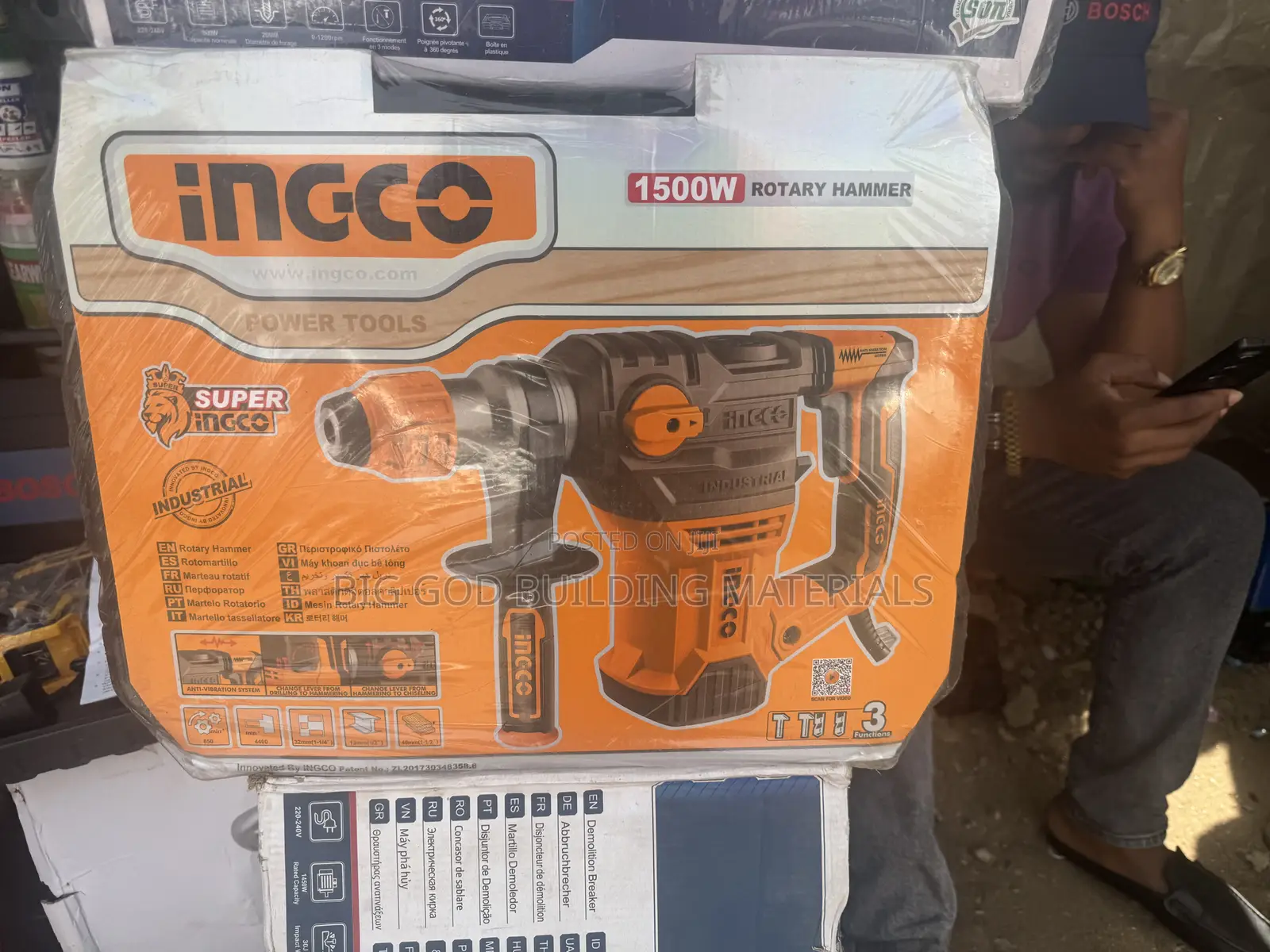 Ingco Rotary Hammer 1500w