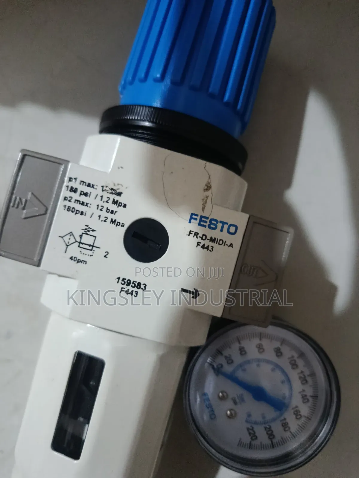 Festo Penumatic Filter Regulator 1⁄2-D-Midi-A