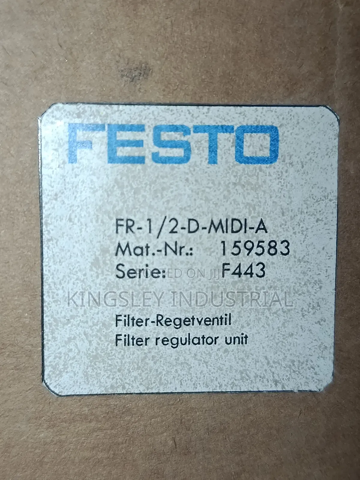 Festo Penumatic Filter Regulator 1⁄2-D-Midi-A