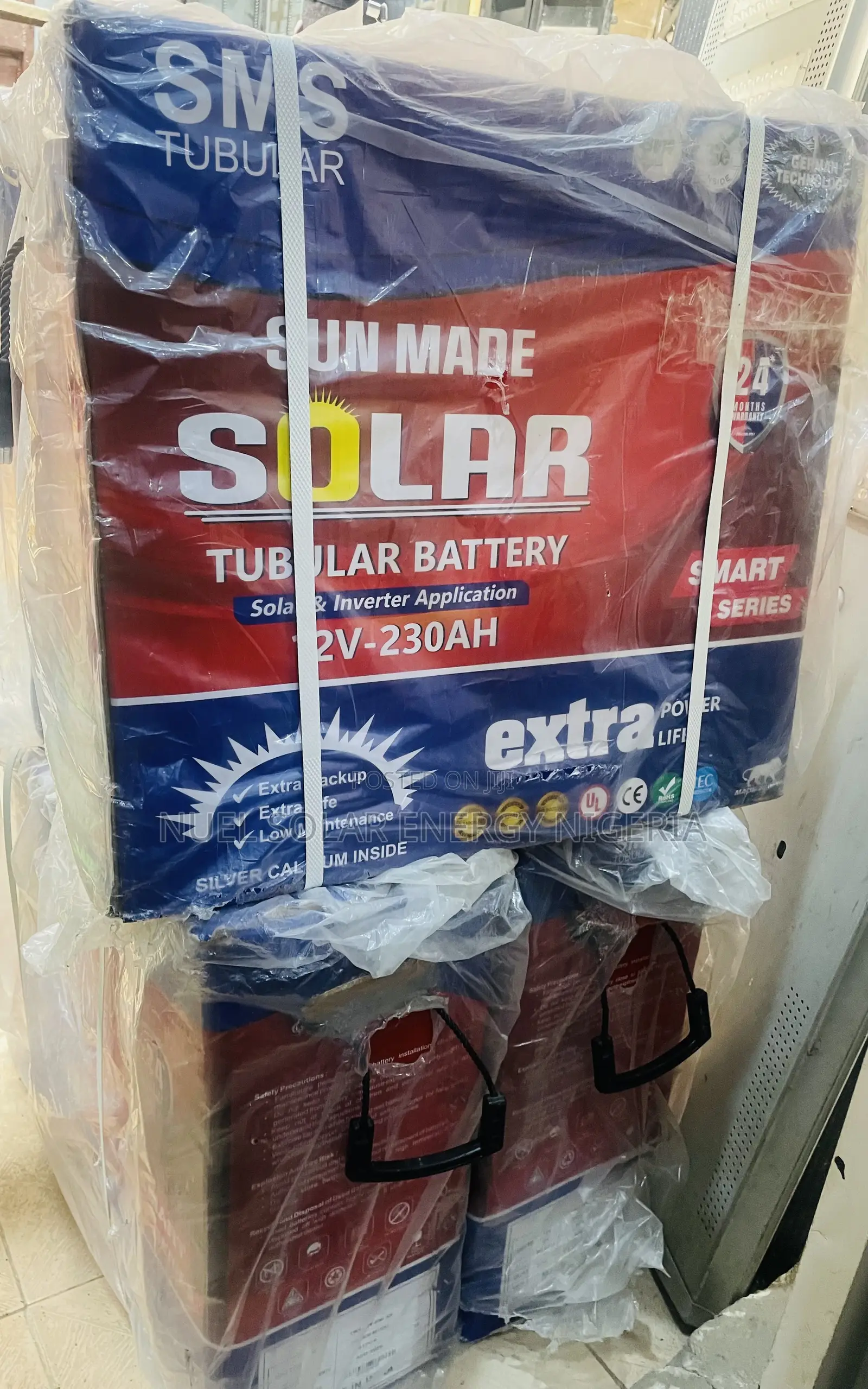SMS Tubular Battery 230ah.12v