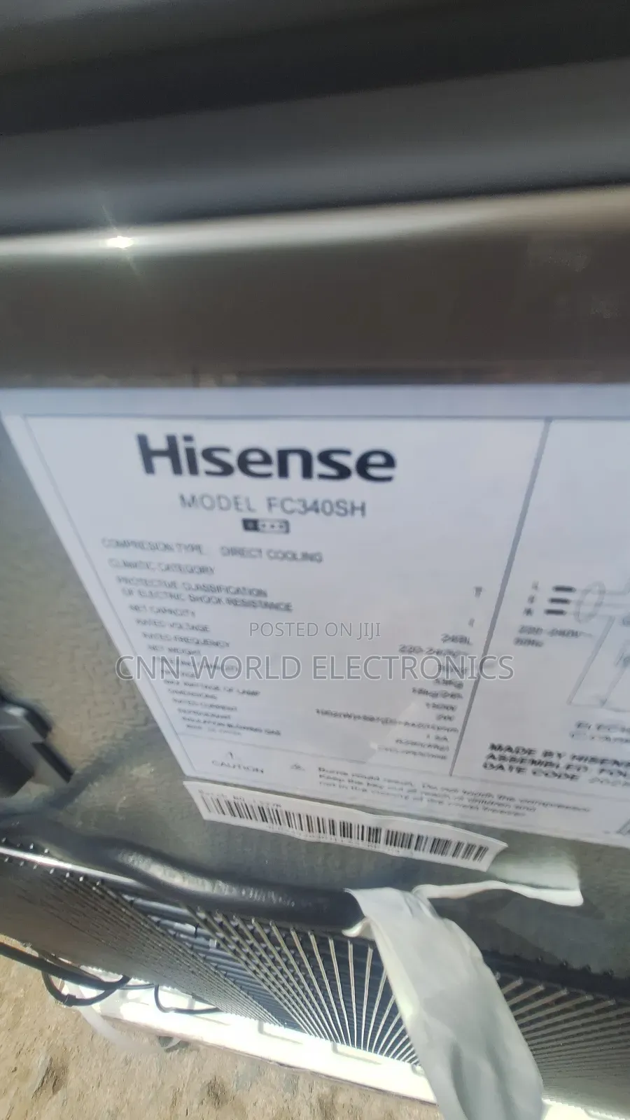 New Hisense 250liters Chest Freezer Super Cooling Warranty 2years