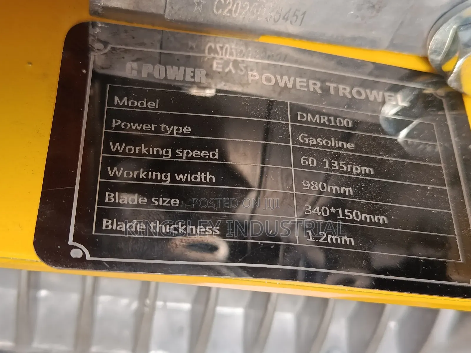 Drm100 Power Trowel Gasoline Engine