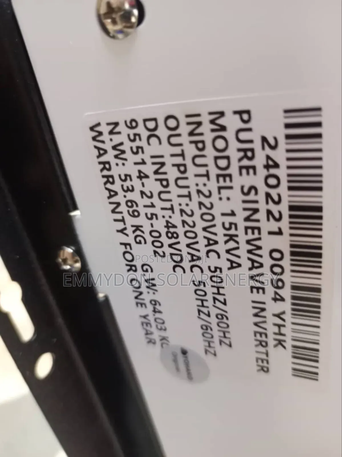 Yohako Inverter 10kva 48v Non Hybrid