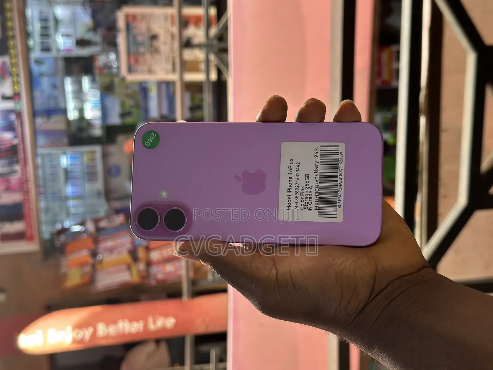 New Apple iPhone 16 Plus 256 GB Pink