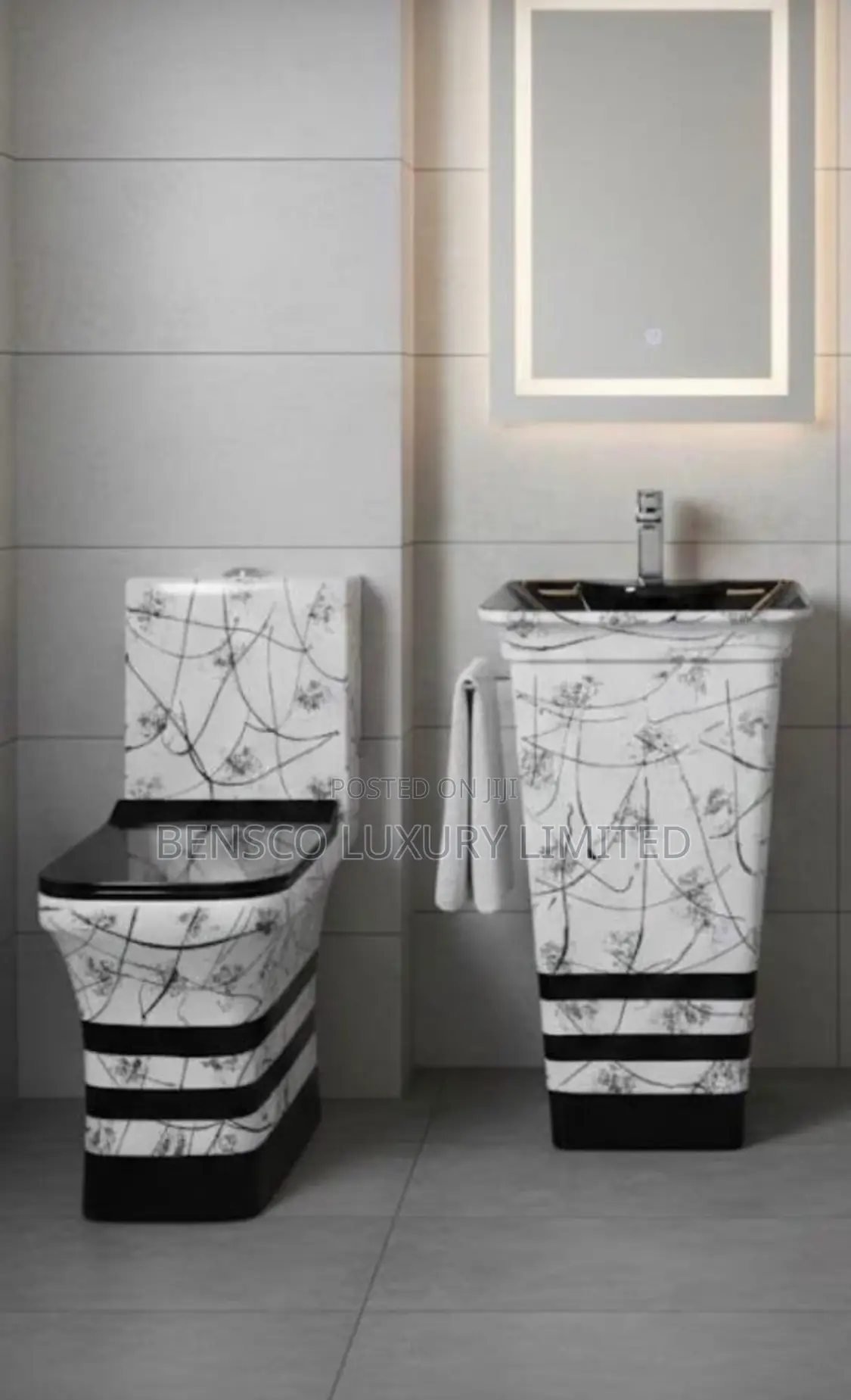 Modern Designer Toilet With Matching Basin – Premium Ceramic Wc