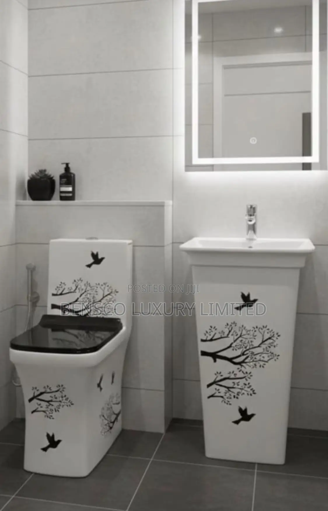 Imported Premium Wc With Pedestal Basin – Stylish Bathroom Package