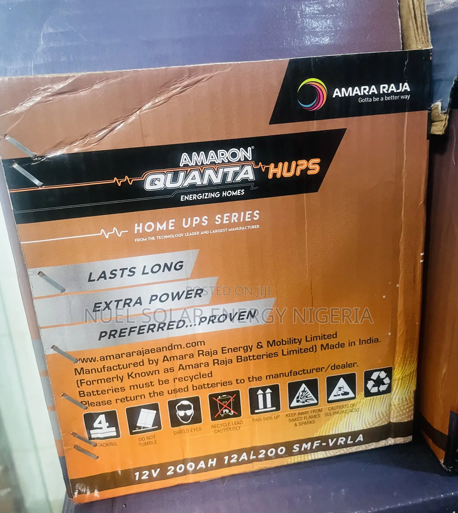 Amaron Quanta Hups 12v 200ah Battery