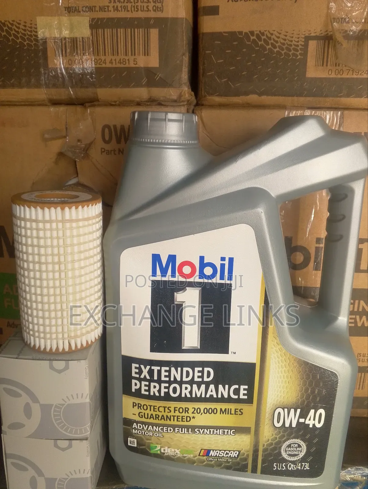 Oil Filter Benz 272 and 0w-40 Mobil 1 5l