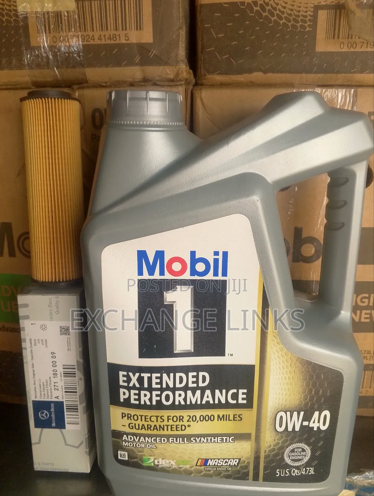 Oil Filter 271 Mercedes Benz and Mobil 1 0w-40 5l