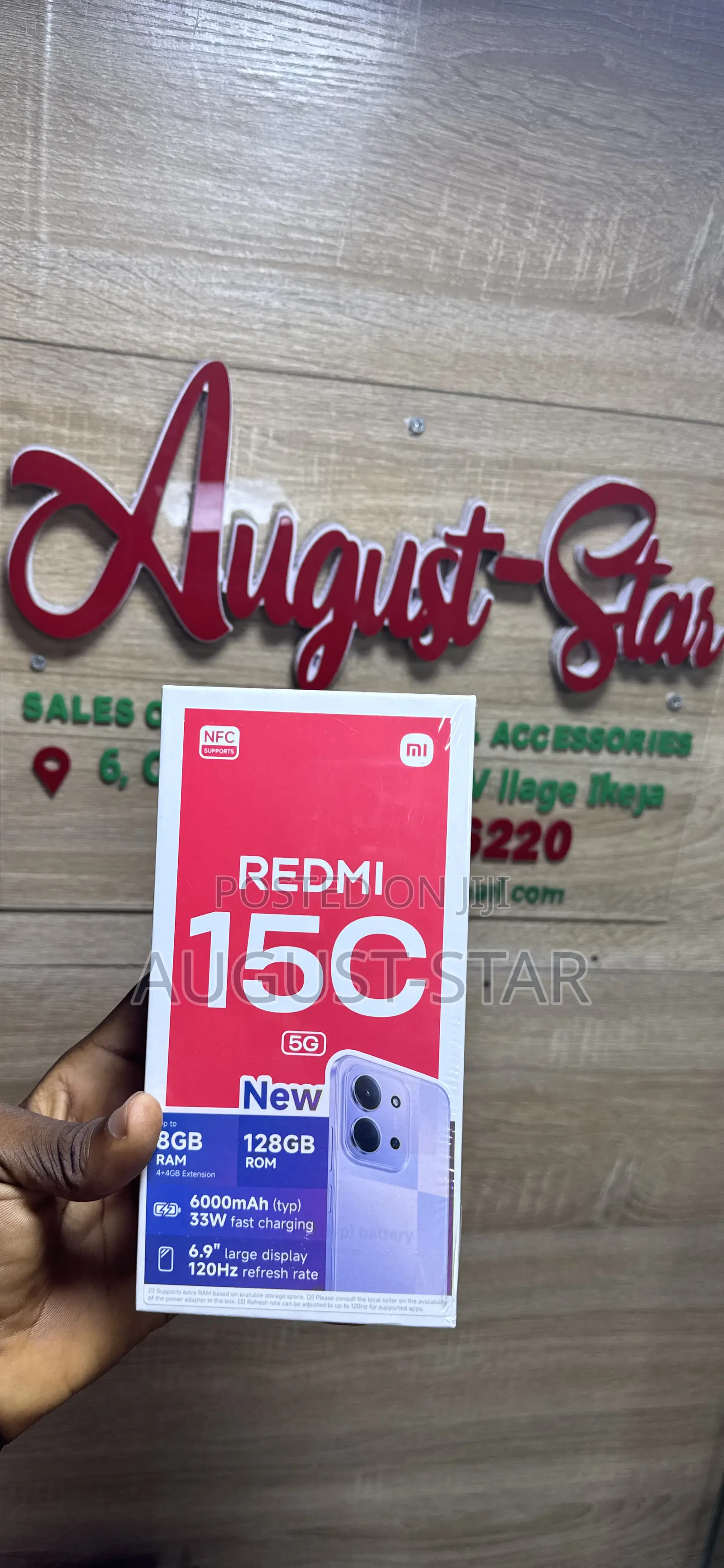 New Xiaomi Redmi 15C 4G 128 GB Black