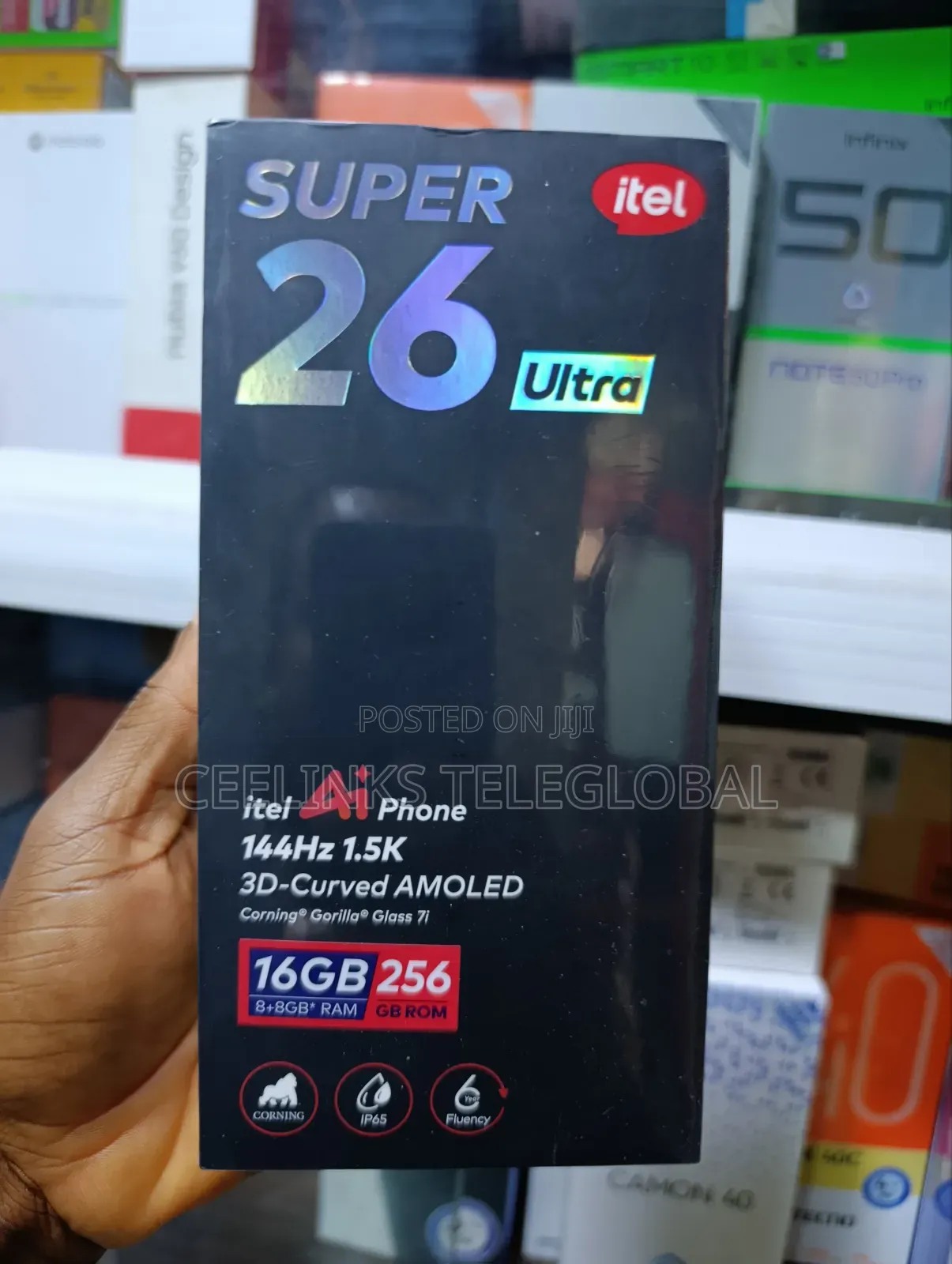New Itel S26 Ultra 256 GB Black