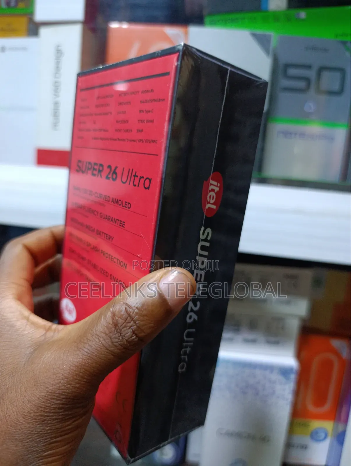 New Itel S26 Ultra 256 GB Black
