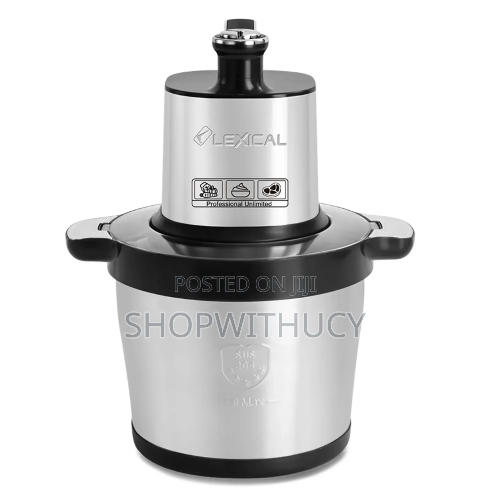 Lexical 8l Food Processor, Yam Pounder, Electric Chopper.