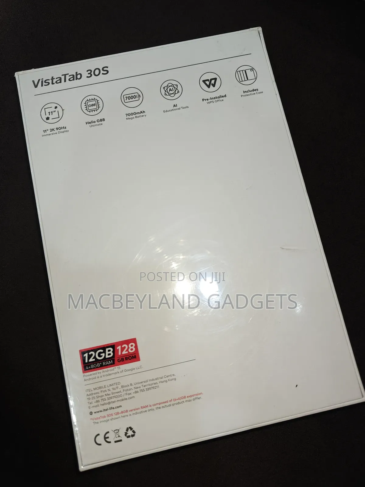New Itel VistaTab 30S 128 GB Blue
